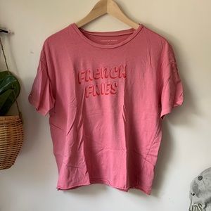 American Eagle French Fries Graphic Tee